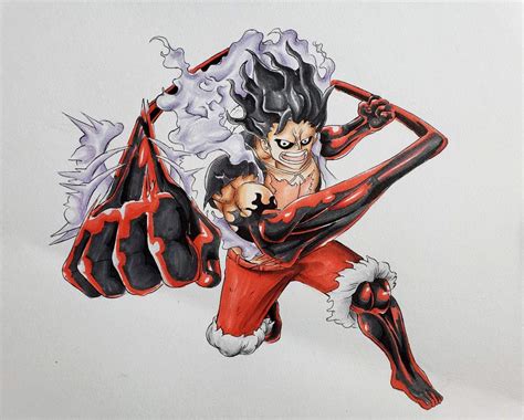 Luffy Gear 5 Drawing Easy 2097 Luffy Gear 4 3d Models Insight From