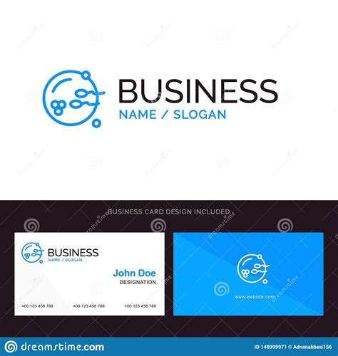 Fertile Procreation Reproduction Sex Blue Business Logo And Business