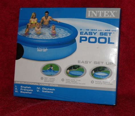 Intex Easy Set Pool Dvd Instructional Video Only 8 16
