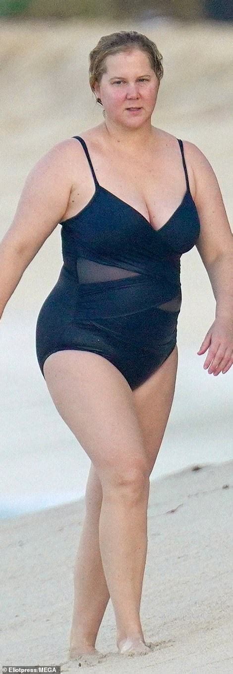 Amy Schumer Wows In Plunging Bathing Suit As She Packs On The Pda With Husband Chris Fischer