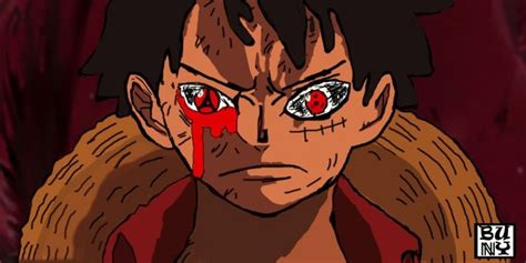 Luffy With Sharingan Digitalart Photoshop