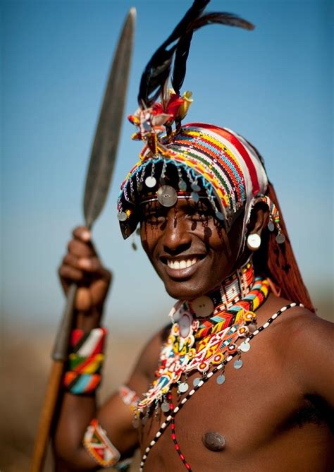 Samburu Tribe Warrior Africa People African People Kenya