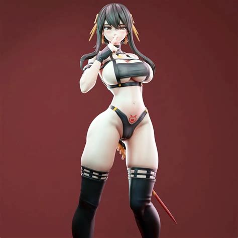 1 24 Scale Yor Forger NSFW 75mm Resin Figure Model Kit Unpainted Kits
