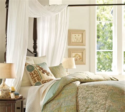 Check out these diy canopy beds you can make yourself. Sheer Canopy Drape | Pottery Barn
