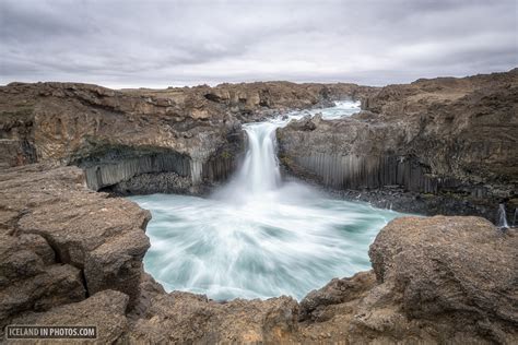 Searching For Symmetry At The Aldeyjarfoss Waterfall Photographing