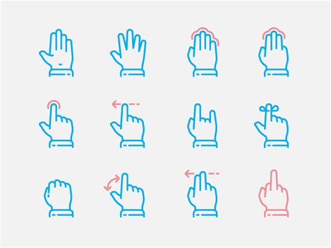 Gestures By Kyrylo Kazachek On Dribbble