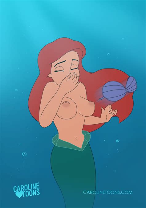 rule 34 ariel disney mermaid nipples red hair the little mermaid vaultman wardrobe malfunction