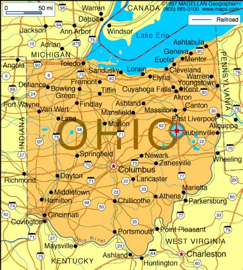 Map Of Ohio Cities
