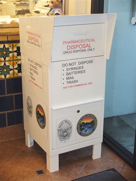 Santa Barbara Police Department Installs New Drug Disposal Bin Less