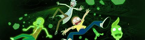 3840x1080 Resolution Rick And Morty Into The Space Hd 3840x1080