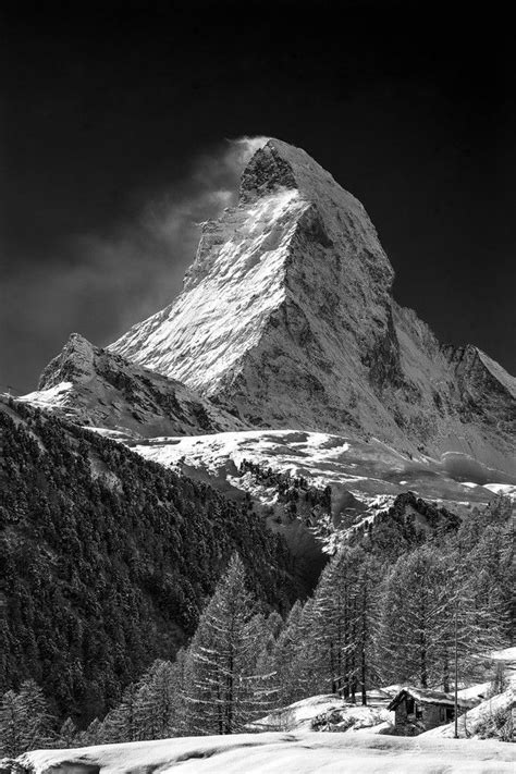 Matterhorn I Mountain Landscape Photography Black And White