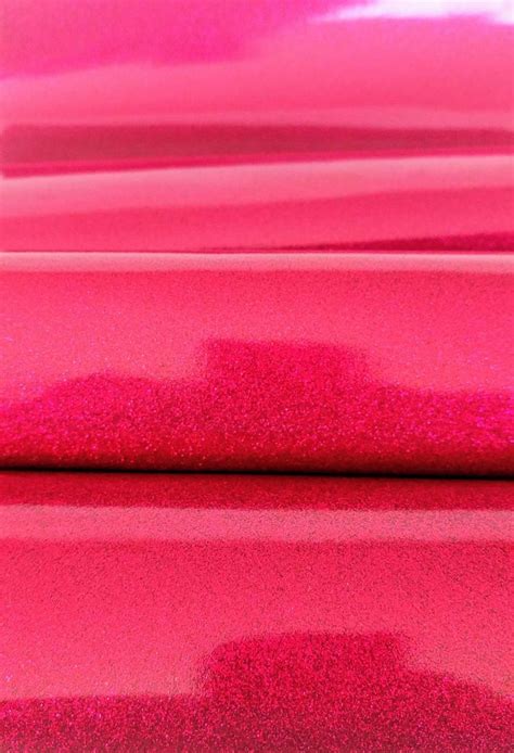 Hot Pink Glitter Embroidery Vinyl 9x12 Sheet Canvas Etsy