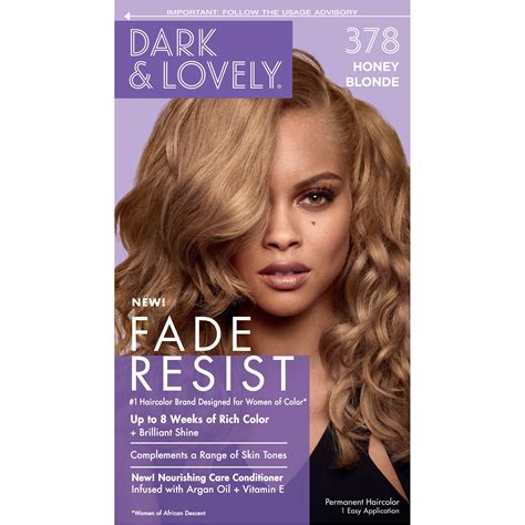 softsheen carson dark and lovely fade resist hair color 378 honey blonde