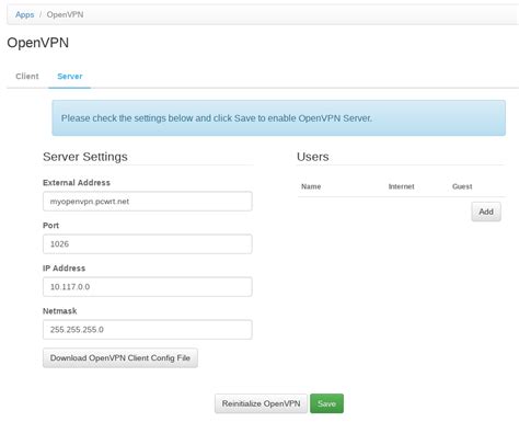 How To Set Up An Openvpn Server On The Pcwrt Router Pcwrt