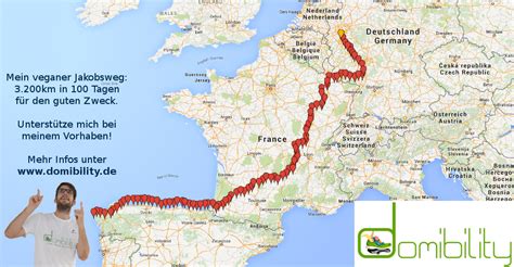 Der jakobsweg führt als pilgerweg nicht nur durch spanien, sondern in etappen durch ganz europa. Mein veganer Jakobsweg für den guten Zweck von Dominik A ...