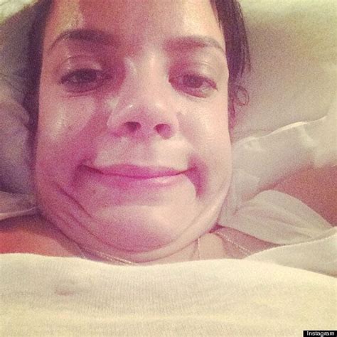Lily Allen Shares A Hilarious But Less Than Flattering Selfie With Her Instagram Followers
