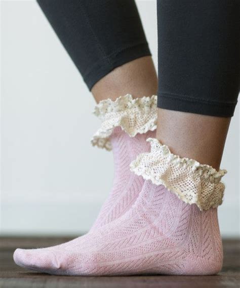 Look At This Rose Lace Trim Ankle Socks On Zulily Today Lace Ankle