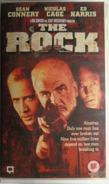 The Rock Vhs 1997 Nicolas Cage Sean Connery Michael Biehn Ed Harris 7 53 Picclick