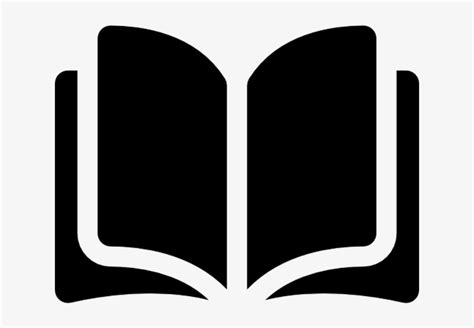 Open Book Silhouette Vector