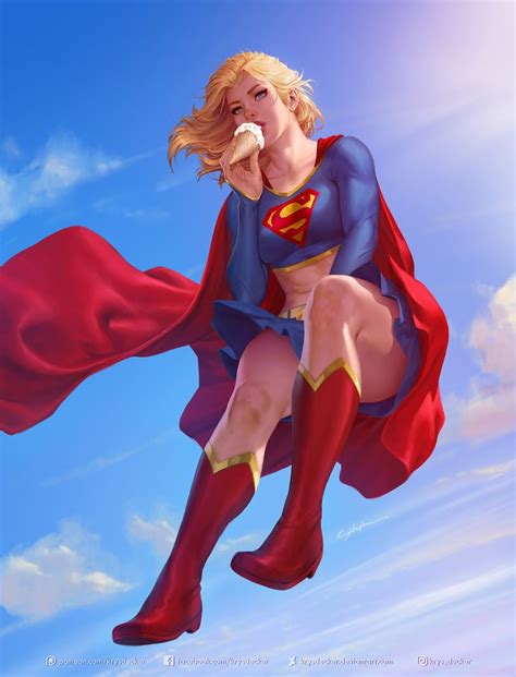 KrysDecker artist Supergirl Супергерл Кара Зор Эл Кара Кент DC Comics DC Universe Вселенная