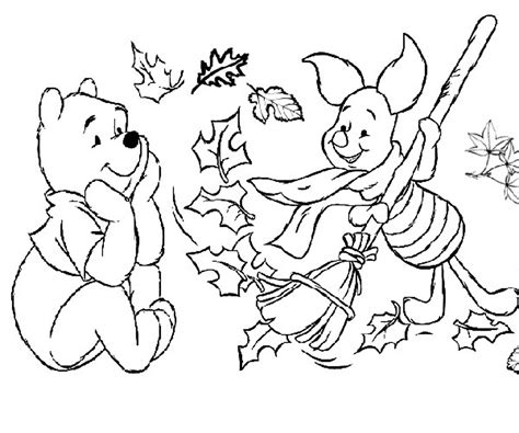 Fall Coloring Pages For Kindergarten Learning Printable