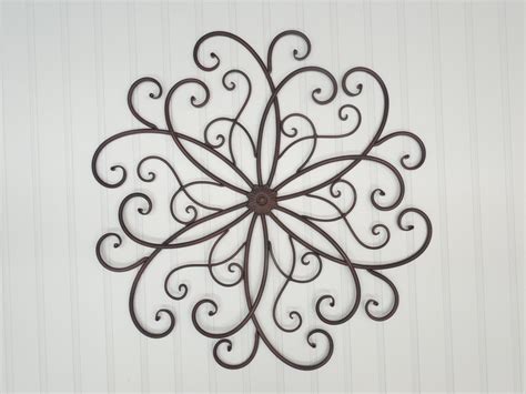 46.5'' h x 29.5'' w; Metal Wall Scroll/Wall Decor/Bohemian/Metal Wall Decor//Rustic