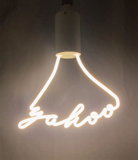 Yahoo Light Urbanglass Light Fluorescent Light Innovative Art
