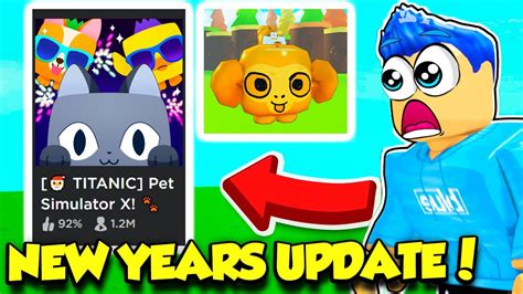 The Pet Simulator X New Years 2023 Update Is Here Youtube