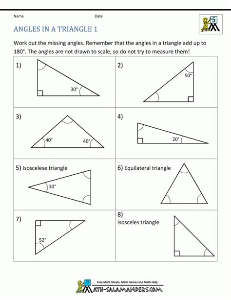 Free Printable Geometry Worksheets 10th Grade