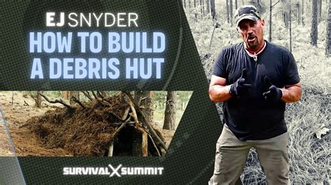 How To Build A Debris Hut The Survival Summit Youtube