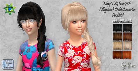 Sims 4 Ccs The Best Hair For Kids By Yaresims