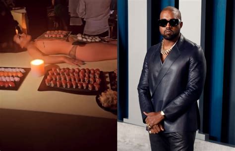 Kanye West Sparks Controversy After Serving Raw Fish On Naked Women During Birthday Party