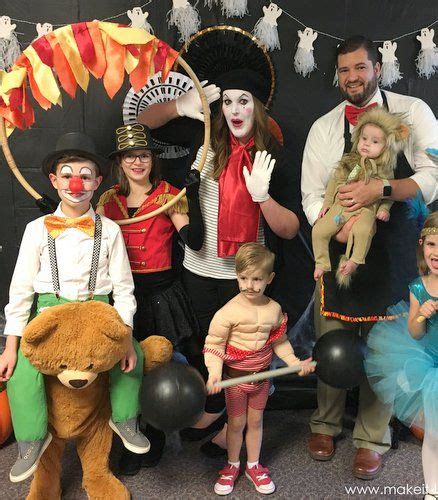 Diy Circus Themed Costumesall 5 Kids Plus A Video Circus Themed