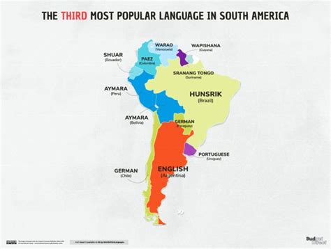 Third Most Popular Language In Each Country Reveals Deep Cultural