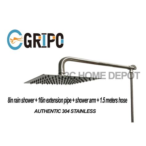 Gripo High Quality Pure Sus304 Stainless 4 In 1 Shower Set Gp500ss