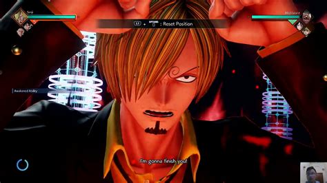 Sanji One Piece Ulti Skill Fighting Diable Jambe Concasse Spin 【jump Force】 Youtube