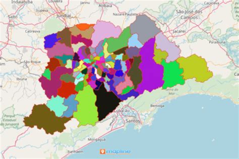 Mapping Zip Codes Of Sao Paulo Brazil Mapline