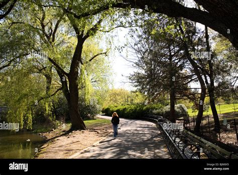 Walking Through The Park Hi Res Stock Photography And Images Alamy