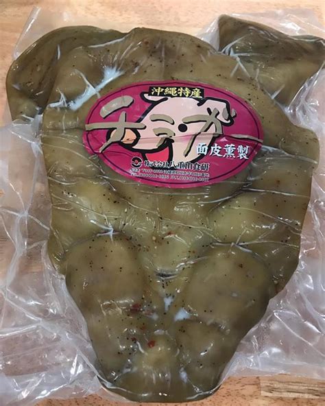 先日沖縄で買って来た豚の顔「チラガー」☆ | 山形グルメ情報【んめちゃネット】