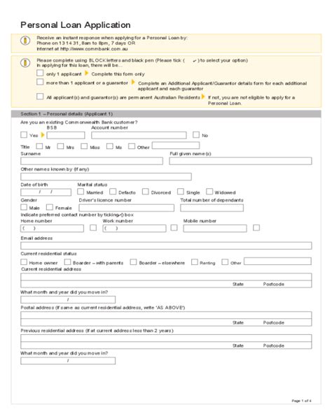 If you have an existing ppp loan with asb, you. 2021 Personal Loan Application Form - Fillable, Printable ...