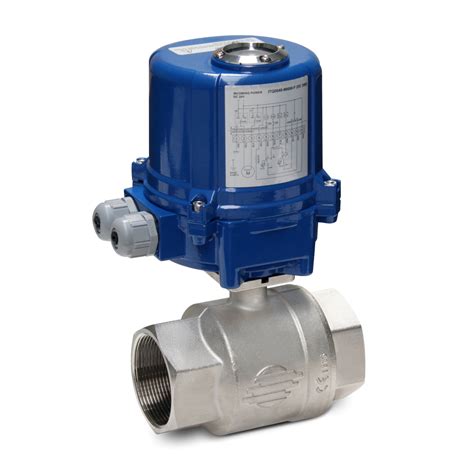 Electric actuated ball valves - valve.cz