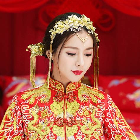 And during many chinese ruling dynasties, fashion dictated that large hairstyles and ornate headdresses were worn. Kanrome Chinese Style Wedding Hair Jewelry Sets Ancient ...