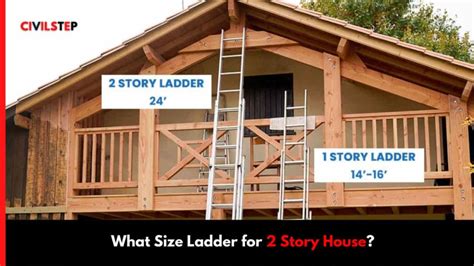 What Size Ladder For Story House Civil Step