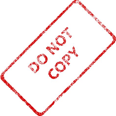 Do Not Copy Stamp Vector Public Domain Vectors