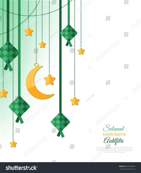 757 best hari raya free video clip downloads from the videezy community. Selamat Hari Raya Aidilfitri greeting card. Vector ...