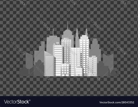 Modern City Template Royalty Free Vector Image