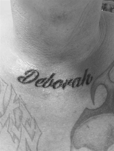 Deborah Tattoos Tattoo Lettering Name Tattoo