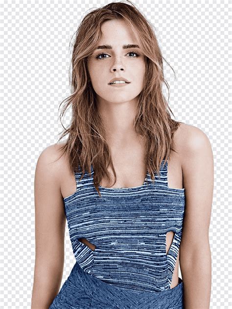 Emma Watson Wearing Blue Sleeveless Dress Emma Watson Hermione Granger