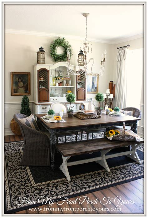From My Front Porch To Yours French Farmhouse Dining Room