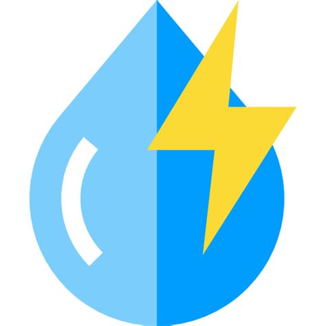 Hydro Power Free Technology Icons